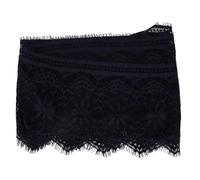 Oumefar Dentelle pour Vêtements, Tissu en Soie Polyester Doux de 14,5 Cm | Polyvalent pour les mariages, les fêtes d\'anniversaire, les décorations DIY, Matériau doux, Disponible en sept couleurs