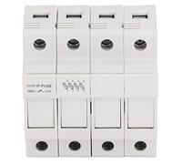 Oumefar Disjoncteur DC 4P 32A, Support PC Ignifuge pour Installation de sécurité électrique, Puissance 6W