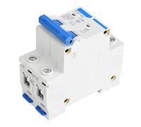 Oumefar Disjoncteur Miniature Haute Performance DZ47-63 2P pour la Protection contre les Fuites dans les Systèmes CC, adapté aux Systèmes D'énergie Solaire et Photovoltaïques (40A)