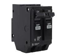 Oumefar Disponseur de Circuit à 2 Pôles 30A, Support de Rail à Din, Compatible avec le Panneau GE, pour la Distribution électrique Commerciale à Domicile