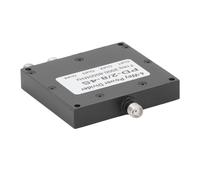 Oumefar Diviseur de Puissance SMA Microstrip 4 Voies avec Faible Perte D'insertion pour Accessoires RF 2 à 8 GHz, Module Répartiteur de Puissance en Acier Inoxydable pour Systèmes D'antenne