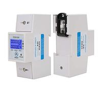 Oumefar Écran LCD DDS015M Watt-heure économe en énergie pour la Mesure de Puissance Monophasée, Peut être réinitialisé 230V pour un Usage Domestique