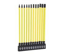 Oumefar Embouts de Tournevis, Jeu D'acier allié Industriel S2 de Haute dureté pour la Réparation de Meubles, Embouts électriques pour électricien 12 Pièces