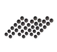 Oumefar Embouts D'écouteurs en Silicone, Isolation du Bruit, Bouchons d'oreille de Remplacement Légers pour écouteurs, 36 Pièces pour Trou Intérieur 4.5mm-6.0mm