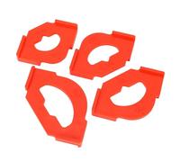 Oumefar Ensemble de Gabarits de Coupe D'angle, Gabarit de Routeur Conçu avec Précision pour le Travail du Bois, 4 Pièces R20 T20 R25 T25 R30 T30 R40 T40 pour les Menuisiers Débutants et Chevronnés,