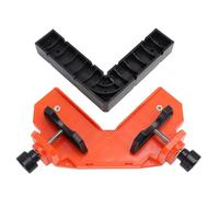 Oumefar Ensemble de Pinces à Angle Droit Réutilisables, Kit de Pinces à Angle Droit Réutilisables à 90 Degrés, Pince D'angle Réutilisable ABS, Position à 90 Degrés Carrée de 24 Mm à 75