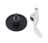 Oumefar Ensemble D'équipement D'extrudeuse pour A1 / A1 Mini, Kit D'engrenage D'alimentation en Acier Durci en Revêtement Nano, Poignée en Alliage en Aluminium - Accessoires