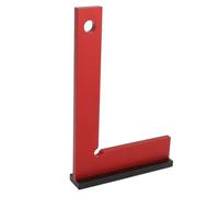 Oumefar Équerre de Machiniste, Règle à Angle Droit à 90 Degrés, en Alliage D'aluminium, Outil de Mesure de Type L pour le Travail du Bois et des Métaux, 6,14 X 3,94 Pouces