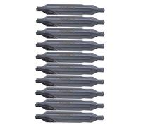 Oumefar Foret Central en Acier Rapide de Type A, Spirale Tout Terrain pour Matrice en Acier Inoxydable, 10 Pièces de 3,5 Mm, Forets D'établi, Fraiseuses, Fournitures Industrielles