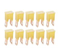 Oumefar fusing 10PCS 60A FLM avec Terminaux Masculins Droits, Remplacement de Fusible de Style en Laiton 32V, Kit de Réparation de Blocs de Fusibles Automobiles