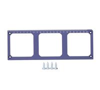 Oumefar Gabarit de Prise D'interrupteur de Type 86, Guides de Découpe à 3 Trous, Gabarit de Prise électrique pour Plaques D'interrupteur, Découpes de Boîtiers électriques