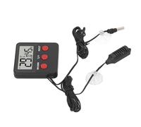 Oumefar Hygromètre Numérique Moniteur de Température avec 2 Sondes pour Réservoir de Reptiles, Compteur d'humidité de Température Compact pour Incubateur, Mini Jauge de Alimentée par Batterie pour