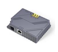 Oumefar Injecteur PoE GigE 150 W 2 en 1 Adaptateur Power Over Ethernet Convertisseur élévateur Kit de Conversion Internet par Satellite pour Appareils Réseau Satellite Rectangulaires V3