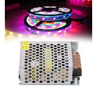 Oumefar Interrupteur de Barre Lumineuse écran LED, Pilote D'alimentation, Haute efficacité pour L'automatisation Industrielle, Matériau en Alliage D'aluminium (S-60-12 (petit) (12V/5A/60W) AC100-240V)