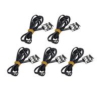 Oumefar Interrupteur de Fin de Course D'imprimante 3D, Interrupteur D'arrêt de Fin de Course, 5 Pièces 3 Broches NO NC AC 250 V 1 A Plug and Play avec Câble pour Imprimantes 3D En