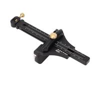 Oumefar Jauge de Marquage pour le Travail du Bois, Outil de Traçage Polyvalent en Alliage D'aluminium pour les Projets de Menuiserie de Précision