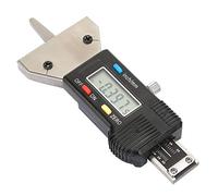 Oumefar Jauge de Profondeur de Bande de Roulement de Pneu, Outil de Mesure de Précision avec écran LCD Numérique de 0 à 25 Mm pour Pneus Automobiles en Acier Inoxydable, Résolution de