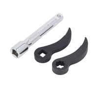 Oumefar Jeu D'adaptateurs de clé à Levier, Outil de Pied-de-biche Durable et Robuste de 1/2 Pouce pour Divers Scénarios, adapté aux Mécaniciens de Garage CRV, en Acier au Manganèse