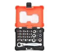 Oumefar Jeu de Clés à Douille Multifonctions Premium 23 Pièces liquet à Douille 1/4 pour les Amateurs de Bricolage