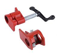 Oumefar Jeu de Colliers de Serrage pour Tuyaux de Collage du Bois, Outil de Travail du Bois Durable pour Armoires et Boîtes en, Diamètre de Serrage de 1.97 Pouces