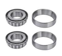 Oumefar Jeu de Roulements à Rouleaux Coniques Roulements Métalliques Légers pour Applications Automobiles et Industrielles 25x52x16.25mm 2 Pièces