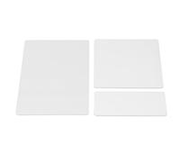 Oumefar Jeu de Tampons de Découpe Standard en Plastique Durable, 3 Pièces pour et Autres Machines de Découpe 22x15cm 15x15cm 15x6.5cm