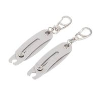 Oumefar Keychain de Jauge de Filetage 2PCS, Identifiant de Porte-clés Portable pour les Ingénieurs de Mécanique pour les Amateurs de Bricolage