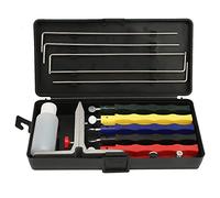 Oumefar Kit D'affûtage de Couteaux avec Quatre Angles D'affûtage, Ensemble Complet à Usages Multiples, Ensemble de Pierres à Aiguiser avec