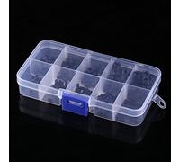 Oumefar Kit D'assortiment de Vis à Tête Creuse Hexagonale Haute dureté, 200 Pièces, pour Usage Polyvalent, Vis de Réglage en Acier dans une Boîte Transparente pour un Rangement Pratique