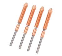 Oumefar Kit de Buses Bimétalliques à échange Rapide, Buses CuCrZr en Acier trempé pour Imprimante 3D K2 PLUS, Chauffage Uniforme pour Divers Consommables, 4 Tailles pour les Amateurs D'