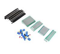 Oumefar Kit de Circuits Imprimés Panneaux Prototypes Durables Adaptés au Kit de Cartes Double Face de 100 Pièces pour Projets électroniques et Débutants