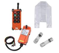 Oumefar Kit de Commande de commutateur à Distance Industriel sans Fil 8 Boutons poussoirs 24VDC 1 Canal de Vitesse Grue de Levage électrique système de Commande Radio de Grue télécommande