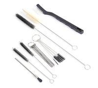 Oumefar Kit de Nettoyage pour Pistolet pulvérisateur Ensemble de brosses de Nettoyage pour Pistolet pulvérisateur Kit de Nettoyage pour aérographe Élimination des Sabots Brosses de Nettoyage pour