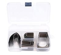 Oumefar Kit de Poinçons de Gaufrage pour L'artisanat du Cuir, 18 Pièces Durables en Acier allié, Outils de Poinçonnage Universels pour le Bricolage du Cuir, Idéal pour les Professionnels ou les