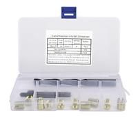 Oumefar Kit de Réparation de Filetage, 12 Pièces M8 X 1,25, Jeu D'inserts de Filetage Autotaraudeurs pour Réparation de Trous Endommagés de Machines Métalliques Automobiles