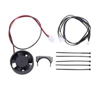 Oumefar Kit de Ventilateur de Refroidissement de Dissipateur Thermique de Moteur D'extrudeuse 30x30x10mm 15000RPM DC24V Ventilateur de Refroidissement pour K1 K1C (Dissipateur de