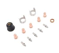 Oumefar Kit D'électrodes à Pointe Durable de 50 Pièces pour Pistolet de Coupe CUT-55DS Pro CUT-65DS, Ensemble de Consommables, Pièces en Acier Inoxydable en Alliage de Zinc en Laiton Solide pour une