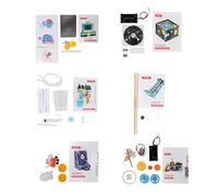 Oumefar Kit D'expérimentation Scientifique STEM pour Enfants, Ensemble de Projets de Puzzles de Construction pour L'apprentissage Pratique et la créativité avec des Planches EVA Durables