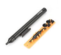 Oumefar Kit d'outils de Stylo de ramassage sous Vide Stylo d'aspiration Manuel sous Vide Outil de ramassage d'aspiration à souder avec 6 ventouses pour IC SMD