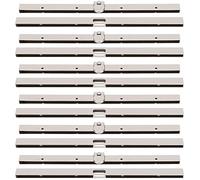 Oumefar Lot de 6 fermoirs à cadre de portefeuille en métal à côté droit pour fabrication de sac à main - Accessoires en fer léger - 19 cm (argent)