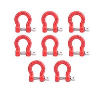 Oumefar Lot de 8 pièces d'assemblage en métal pour manille de remorquage pour voiture RC griwler axial SCX10, Tamiya, CC01, D90, D110, TF2