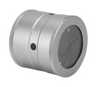 Oumefar Loupe 10X Outil D'inspection de Bijoux Portable avec Lumière LED pour Timbres de Pierres Précieuses Professionnels Rechargeables par USB Matériau Couleur Taille Quantité