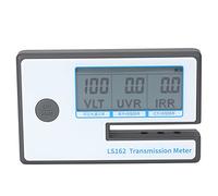 Oumefar LS162 Testeur de Teinte de Vitre Numérique VLT avec Rejet UV et IR 3 en 1 pour Films Solaires et Vitres Filmées, avec Fente de 8 Mm, Testeur Portable