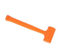 Oumefar Marteau à Coup Mort en Caoutchouc PVC, Outil D'installation Antichoc pour les Travailleurs Pétrochimiques et les Mineurs de Charbon 1LB, Noir Résistant aux Acides (0,5 LB)