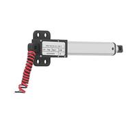 Oumefar Micro Actionneur Linéaire électrique, 150N 12V, Poussée de 75mm, Mini Actionneur de Mouvement pour le Contrôle D'automatisation (Avec support)