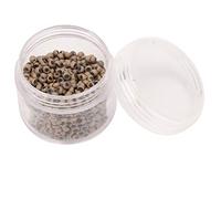 Oumefar Micro Maillons en Silicone, 1000 Pièces, Outil D'extension de Cheveux, Perles, 3mm X 2mm, Anneaux D'extension Professionnels pour les Types de Cheveux (marron clair marron clair)
