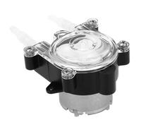 Oumefar Micro Pompe Péristaltique de Laboratoire Haute Précision pour Analyse Biochimique, Pharmacie, Nourriture, Aquarium 6 V, Tuyau de Pompe 1-3 Mm, Plage de Débit 100-150 Ml/min, pour Laboratoire