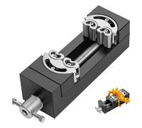 Oumefar Mini étau de Perceuse à Réglage Automatique, Aluminium Aérospatial usiné CNC avec n L pour la Réparation électronique, la Fabrication de Bijoux en Bois (Pince à étau n L)