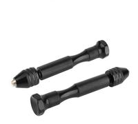 Oumefar Mini Perceuse à Main en Aluminium avec Mandrin sans clé, Perceuse Hélicoïdale Légère pour le Travail du Bois et L'artisanat, Ensemble Portable de 10 Pièces