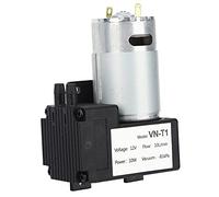 Oumefar Mini Pompe à Vide, Micro Pompe à Vide DC, Petit Piège à Air, Pièces Mécaniques VN T1, Plastique D'ingénierie à Entraînement électrique 10 L Min à Faible Bruit pour Pipeline (DC12V)